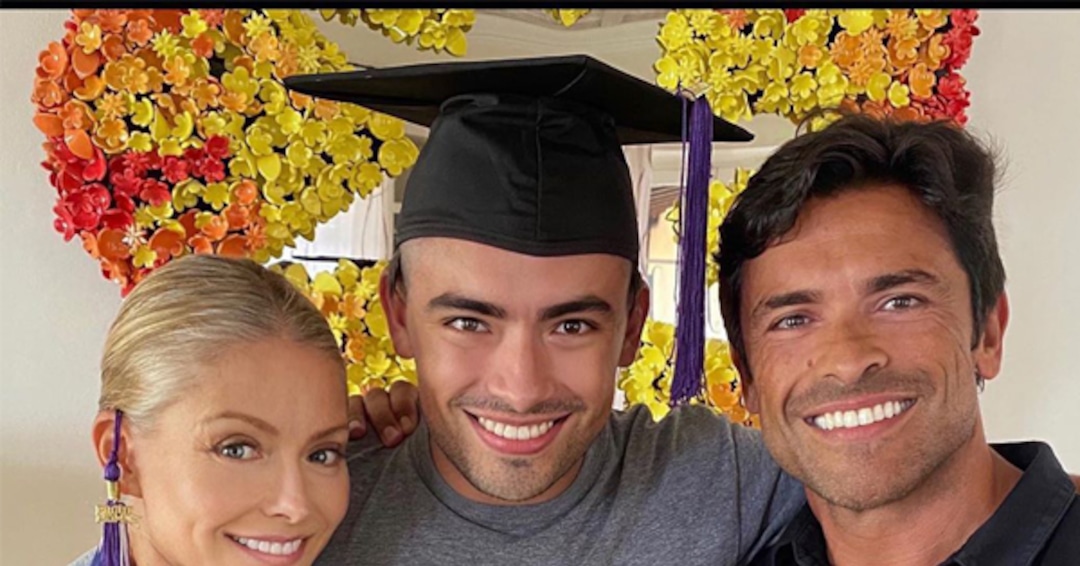 See Kelly Ripa and Mark Consuelos’ Son Michael Celebrate Graduation E